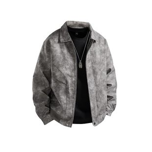 P55皮衣Q5棕色浅灰色深灰色M3XL