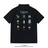 2026新款 冰丝夏装 潮流修身 POLO衫 上衣 翻领短袖 男半袖 T恤男士