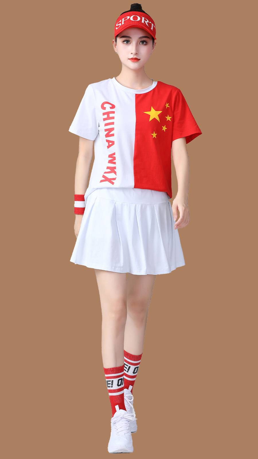 广场舞服装新款套装夏季跳舞运动服女夏装爱国操杨丽萍健身运动装