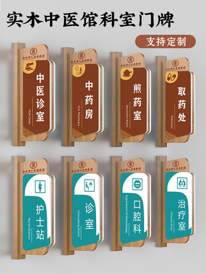 中医诊室门牌医院诊所可更换科室牌护士站治疗室标识牌针灸推拿理