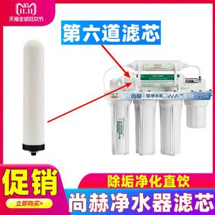 陶瓷活性炭家用直饮滤芯 适用于尚赫净水器I型活水机第六道原装