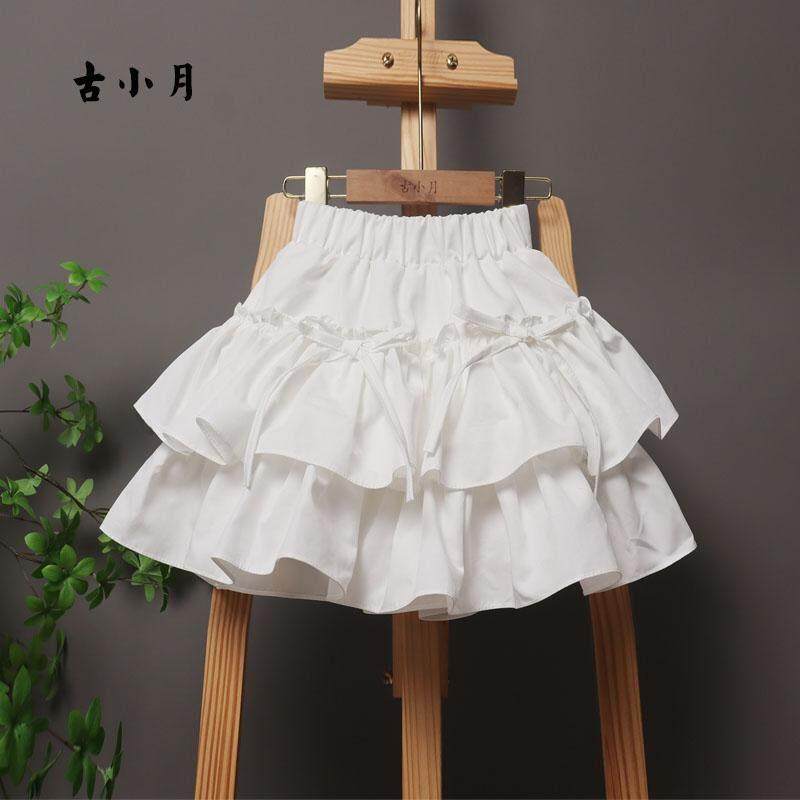 女童半身裙2025新款白色短裙洋派裙裤短款裙子棉蓬蓬蛋糕裙裤