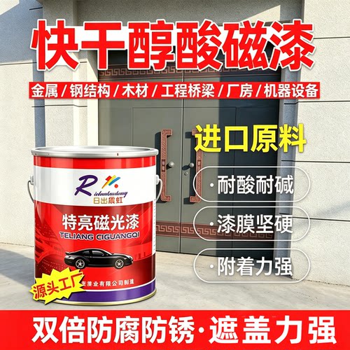 翻新漆磁性金属漆老旧铁门改色