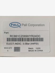 PALL颇尔压差开关RC861CZ089HYR24DC颇尔 请询价