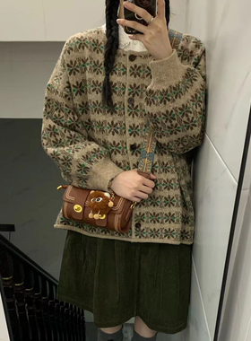 美式复古小众设计质感斜挎手提小方包mini百搭手提包 无题notitle