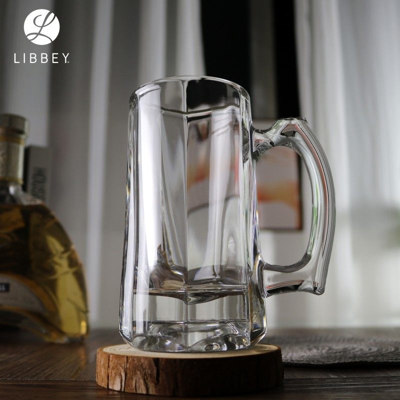 利比进口玻璃把杯厚重感啤酒杯加厚底饮料杯扎啤杯子带把手水杯子,餐饮具,啤酒杯,淘宝优惠券,粉丝福利购,淘宝优惠卷