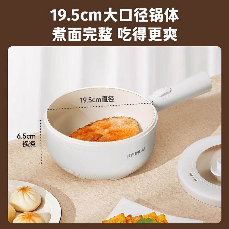 德国小型多功能电煮锅电火锅长柄锅电蒸锅煮面煎蛋电热锅宿舍锅