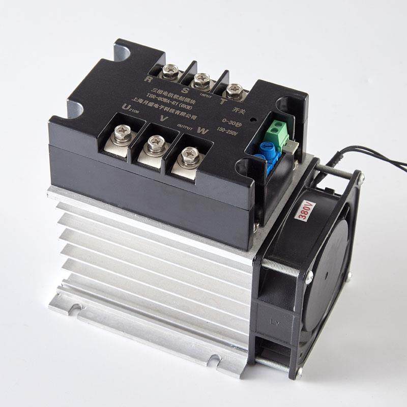 三相电机软起动模块控制器电机缓起动线 线上软启动器星三角降压