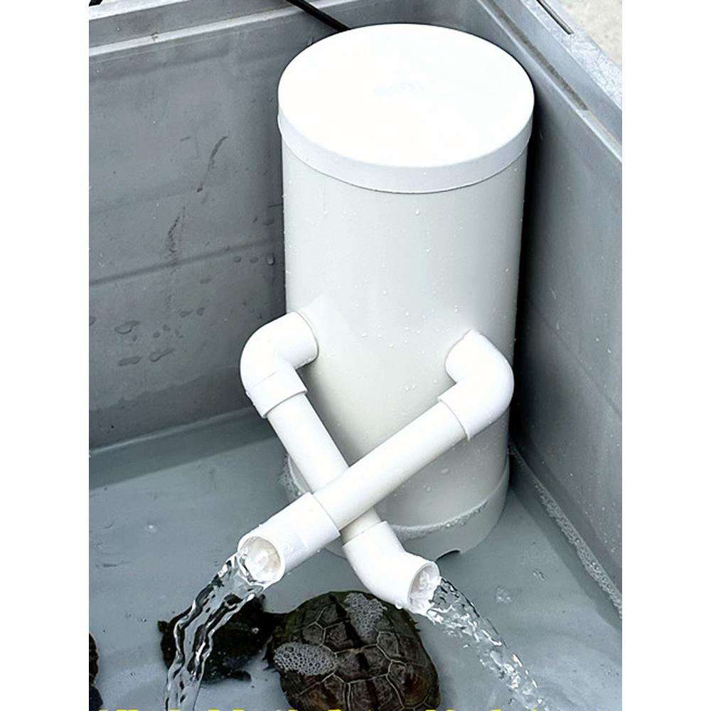 养龟低水位过滤桶家用乌龟缸三合一自动水循环系统除臭吸便免换水