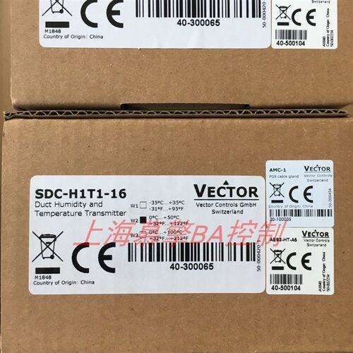 VECTOR伟拓SDC-H1T1-16 -24 -08风管型温湿度传感器插入式变送器