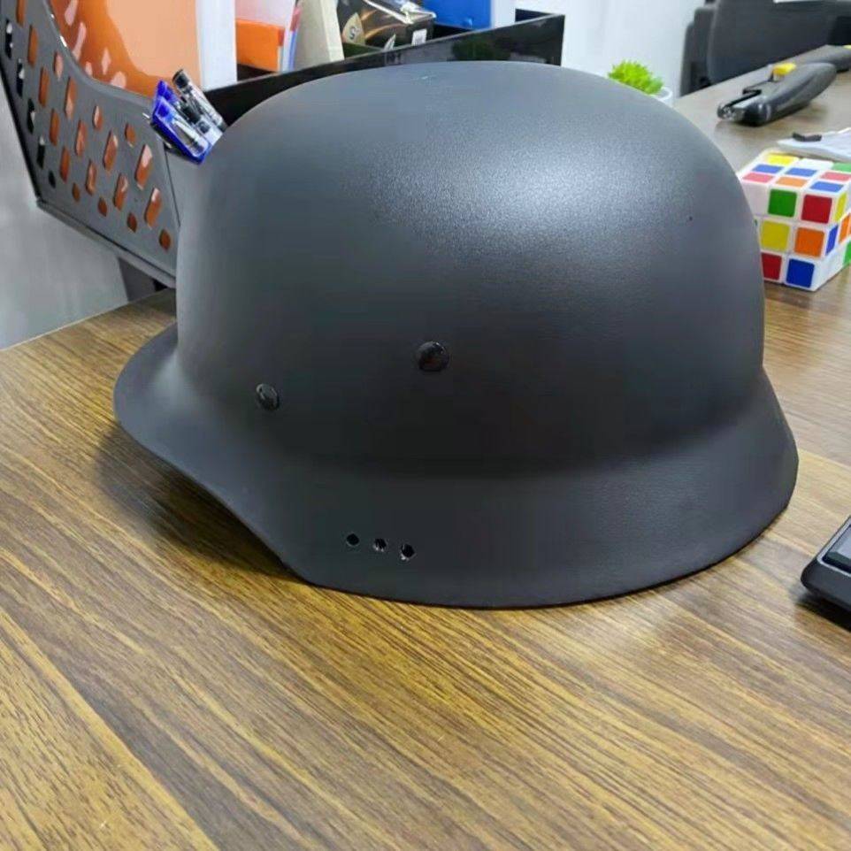 二战头盔大兵德式m5摩托头盔户外军迷用品配饰真人cs装备道