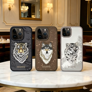 假一罚十POLO保罗iPhone15pro仿真刺绣老虎手机壳新保护套萨凡纳
