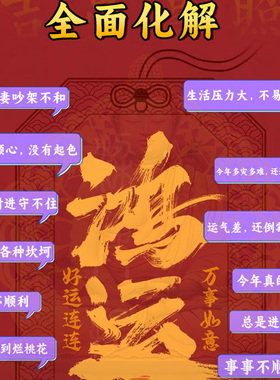 【普陀山官方正品】本命年护身符