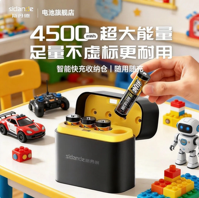 5号锂电池4粒装4500mwh