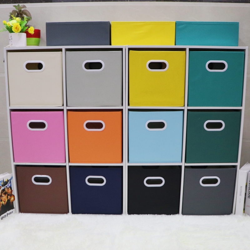 学校班级定制尺寸收纳盒布艺折叠储物整理箱家庭橱柜收纳箱定做