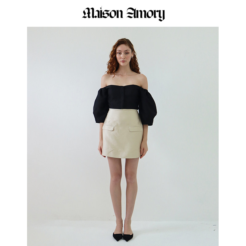 MaisonAmory黑色长袖上衣