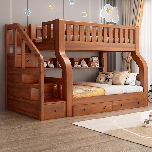 高低床双层床上下床实木床