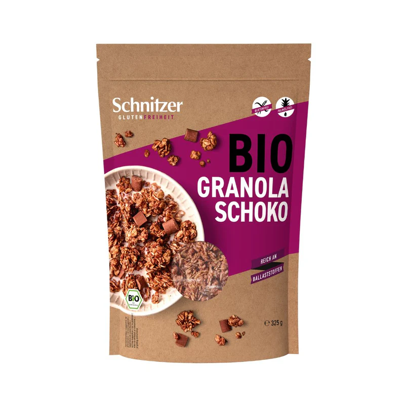 Schnitzer德国进口无麸质巧克力烘焙燕麦即食早餐零食酸奶碗
