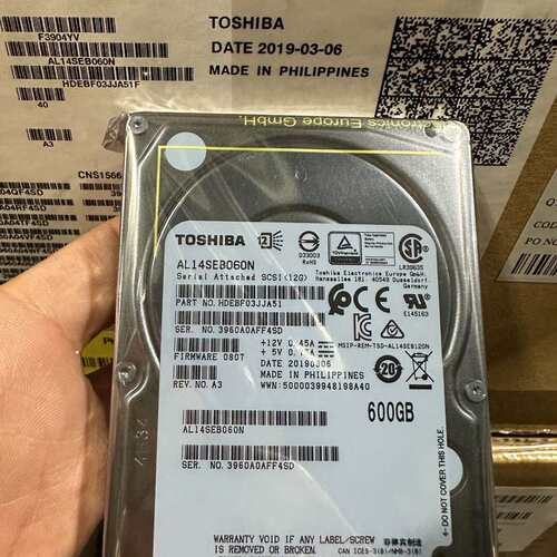 {议价}东芝 AL14sEB060N 600G SAS 10K 2{可维修}