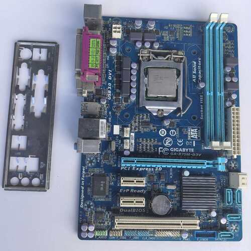 {议价}技嘉GA-B75M-D3V主板 使用正常，{可维修}
