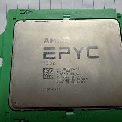 {议价}AMD7302 CPU 实物图 包好 保证质量 有一{可维修}