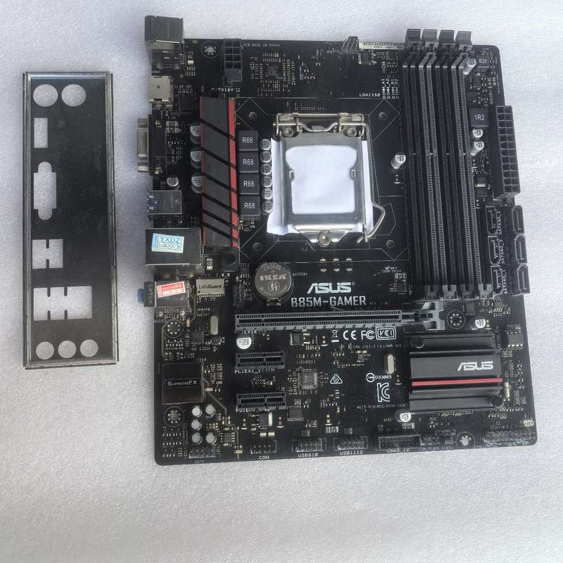 {议价}华硕B85M-GAMER主板 原装拆机 带挡板{可维修}图片