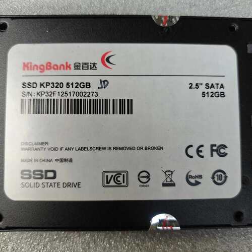 {议价}金百达KingBank KP320 512GB 2.5寸SA{可维修}