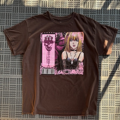 死亡笔记Death Note弥海砂Misa Amane动漫印花短袖T恤甜酷圆领tee