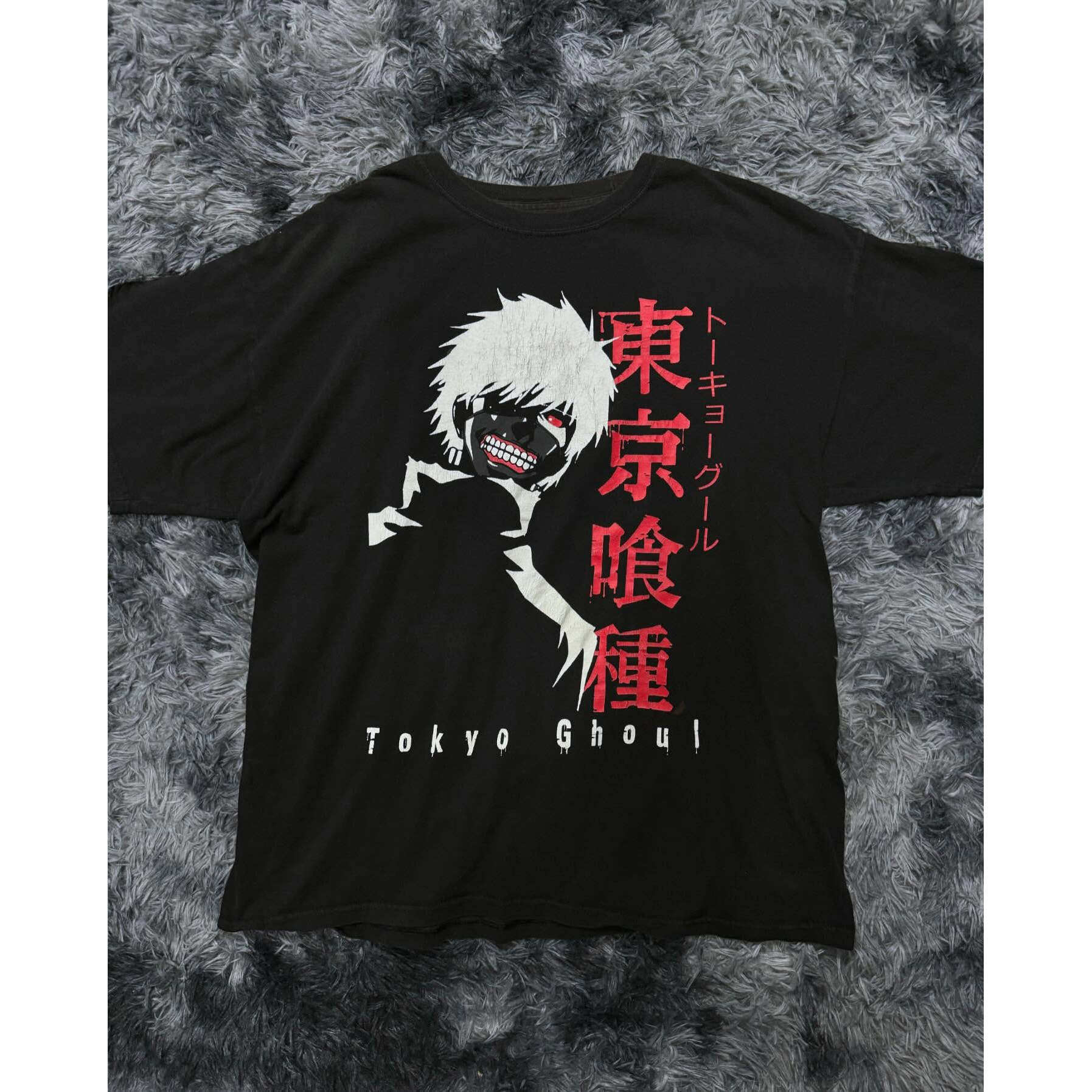 东京喰种Tokyo Ghoul金木研印花T恤男黑色短袖重磅美式嘻哈风,服饰配件/皮带/帽子/围巾,指环,淘宝优惠券,粉丝福利购,淘宝优惠卷