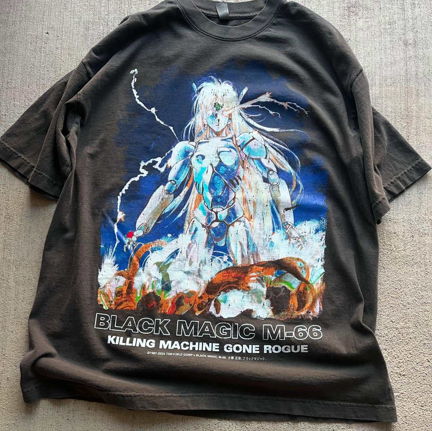 暗黑风BLACK MAGIC M-66印花短袖T恤街头滑板oldschool半袖tee