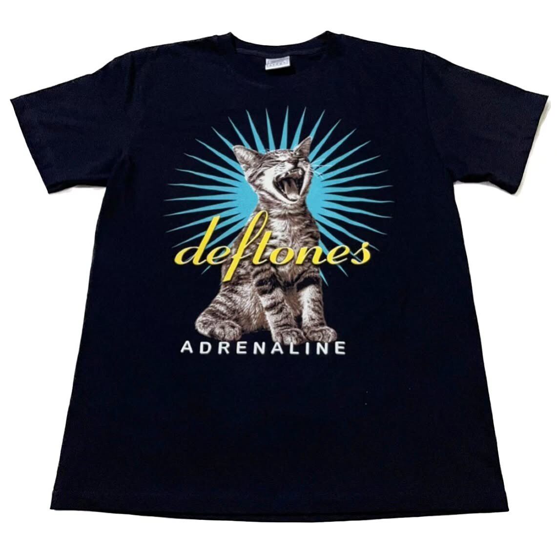 美国另类金属乐队 Deftones猫咪短袖T恤男女街头oversize上衣潮