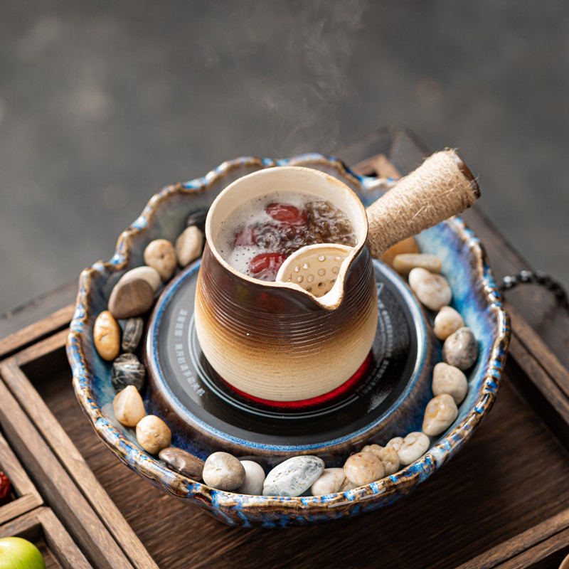 围炉煮茶家用罐罐茶壶全套陶瓷电陶炉养生壶烤奶茶壶烧水壶煮茶器