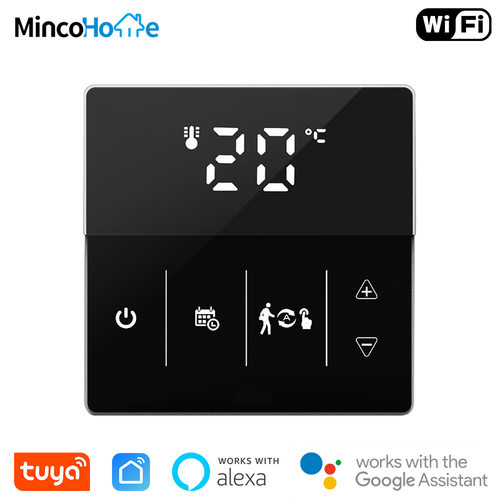 智能wifituyaZIGBEE温控器电暖水暖地暖触摸屏按键控制器控制面板