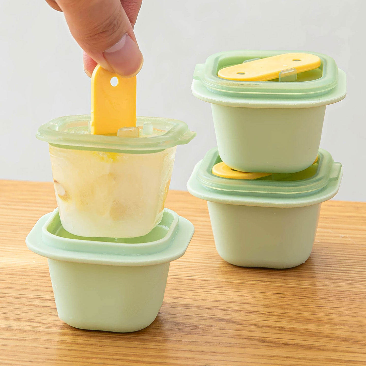 食品级硅胶雪糕模具家用自制冰棒冰块易脱模辅食分装冰格