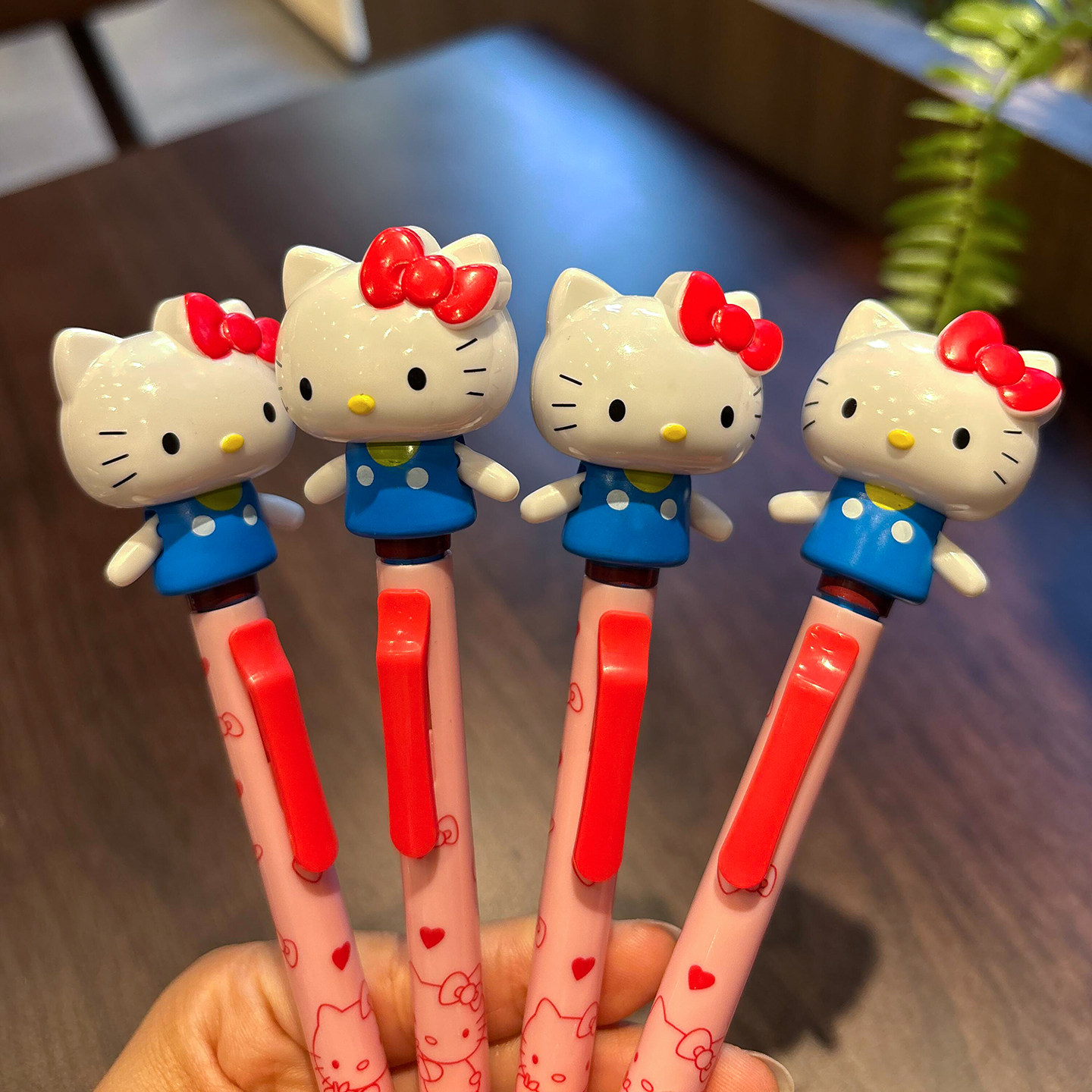 helloKitty笔打气笔文具凯蒂猫中性笔美乐蒂圆珠笔初高中学生用品