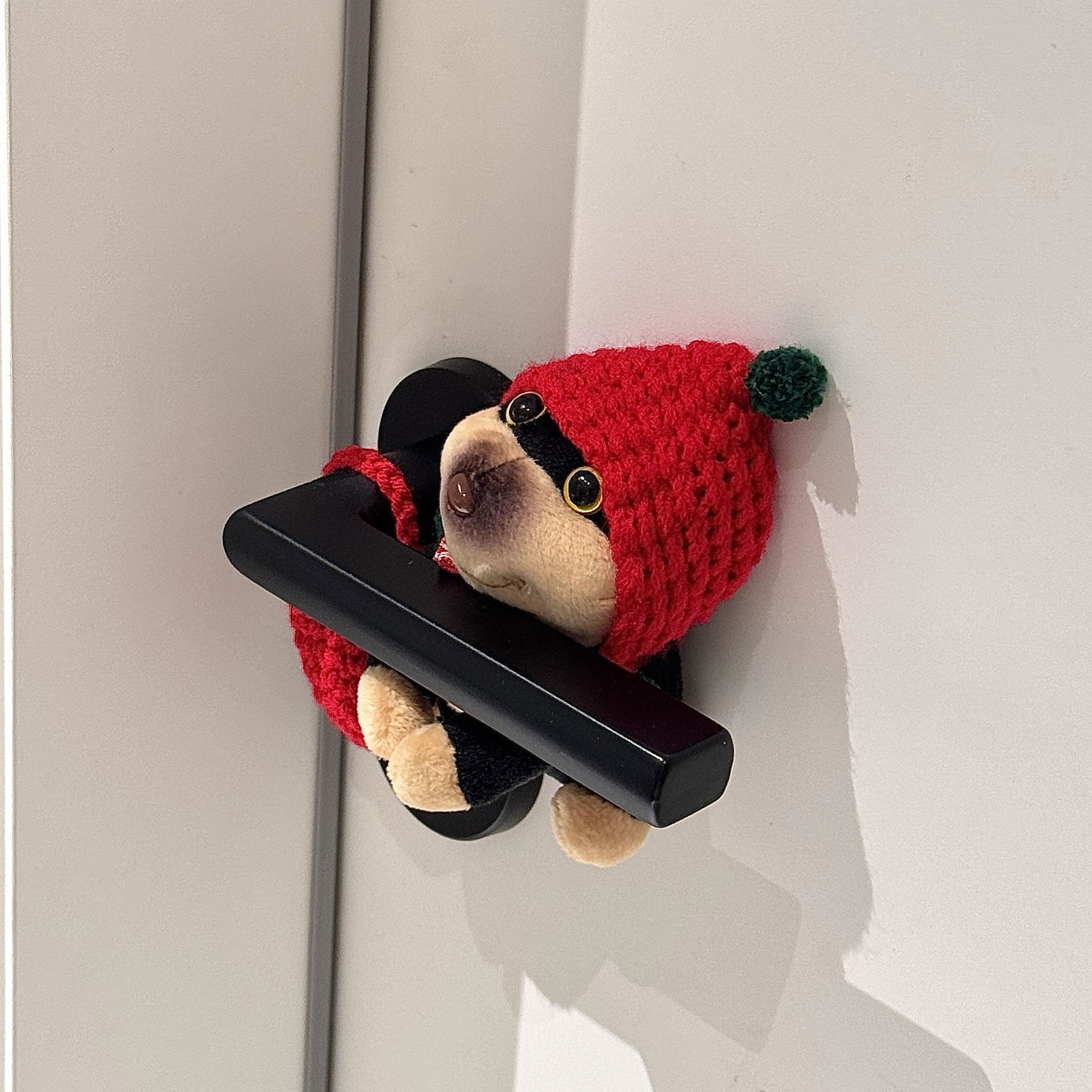 【新家的100个快递】可爱小狗门把手套手柄防撞保护套门把手装饰