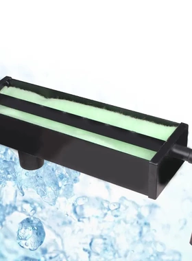 大号滴流盒上过滤槽鱼缸水族箱过滤盒自制水槽内置滤材盒上置滴流