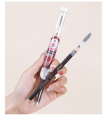 依谷拉线砍刀眉笔纹绣影楼日常防水防汗砍刀眉笔自然持久硬芯不脱