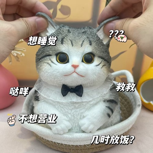 女孩生日礼物猫咪玩偶小众高级感