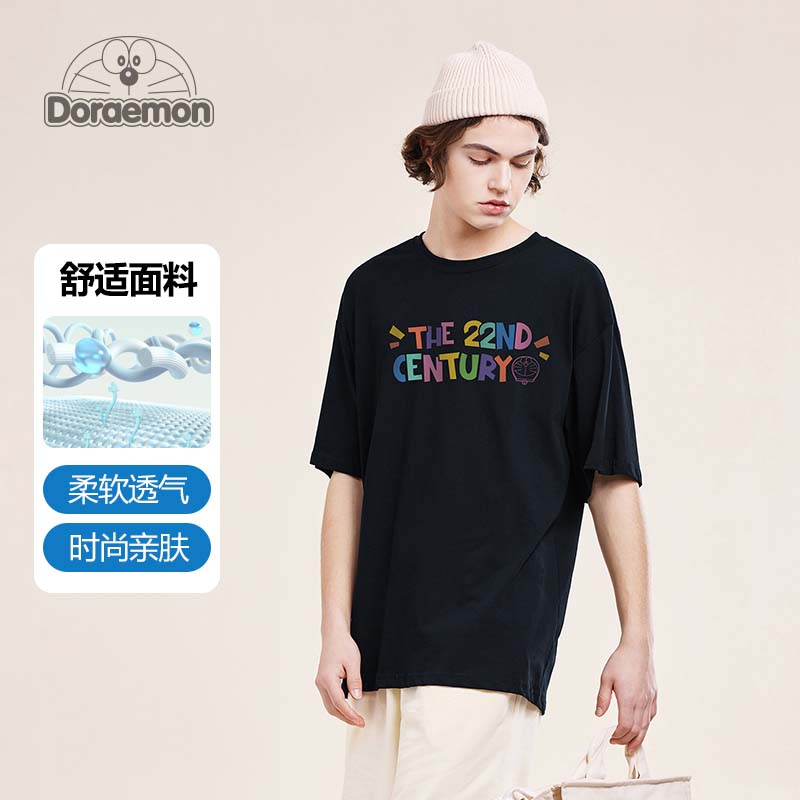 DORAEMON青春流行短袖T恤