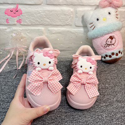 秋季女童德训鞋软底休闲百搭板鞋