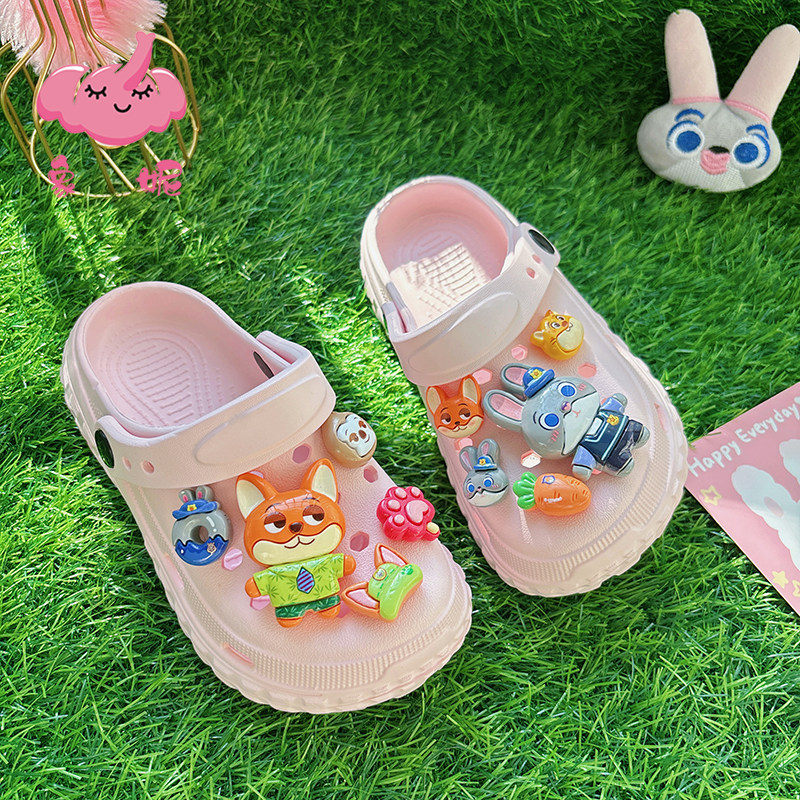 新款粉色兔子洞洞鞋,童鞋/婴儿鞋/亲子鞋,儿童洞洞鞋,淘宝优惠券,粉丝福利购,淘宝优惠卷