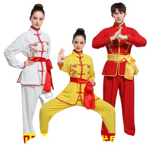 新款练功打鼓服舞龙舞狮服装男女武术表演锣鼓陕北腰鼓演出服秧歌