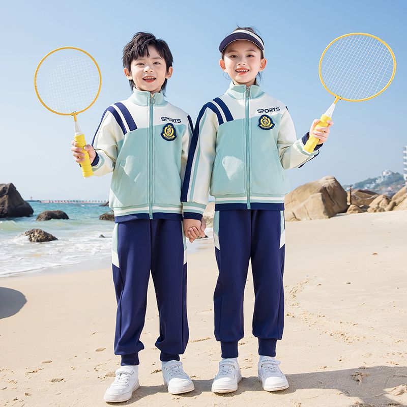 小学生春秋儿童班服校服运动英伦风表演服套装幼儿园园服休闲套装