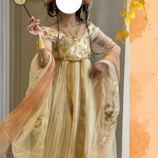 汉服女原创南北朝金风玉露魏晋制超仙汉元素重工刺绣春夏新款套装