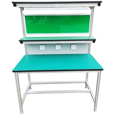 铝合金架子防静电工作q台手机维修台操作台流水线车间多功能检验