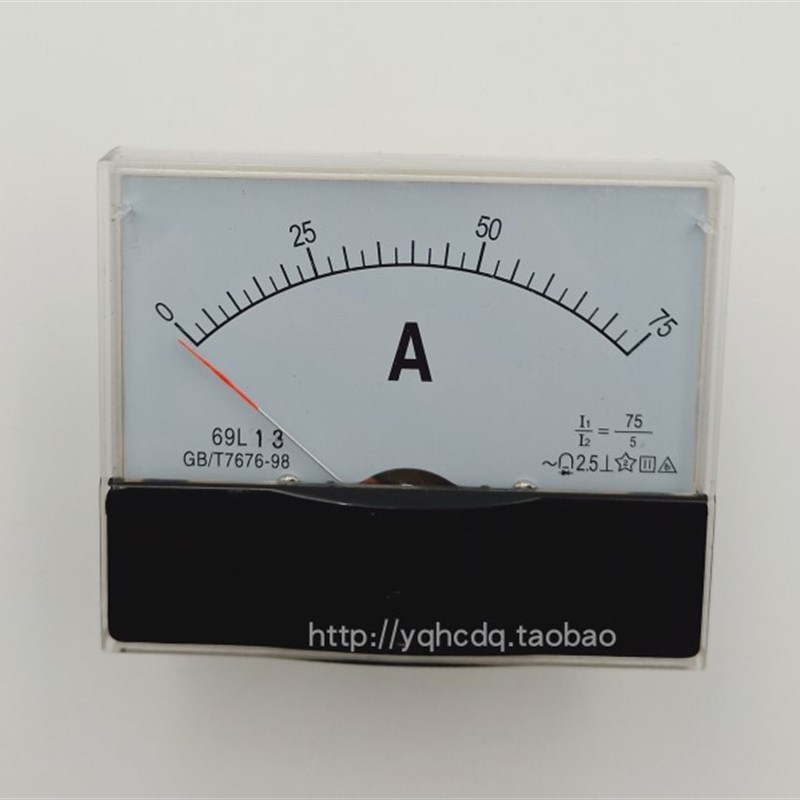 发电机仪表69L13-500V100A55HZ38I0V指针电压表电流表频率表赫兹