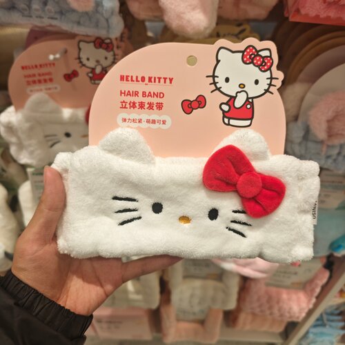 名创优品hellokitty萌趣立体卡通束发带MINISO