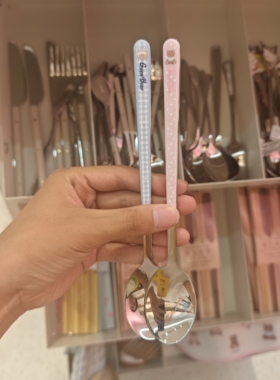 名创优品GWEN BEAR奶油系列餐勺MINISO