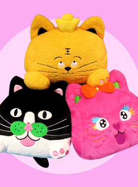 UODYCOCO有蒂棵棵原创可爱毛绒抱枕被子两用办公室午睡毯子靠枕